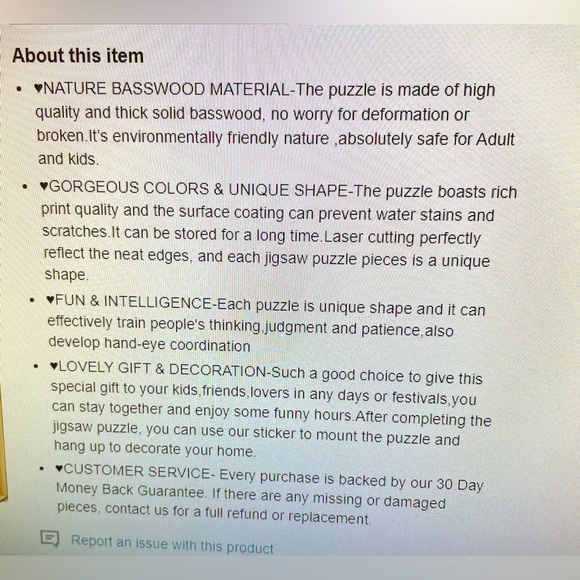 Jigsaw Puzzle Ktoys Wooden  Fantasy Unicorn198 pieces Hard to find NWOT - Picture 5 of 7